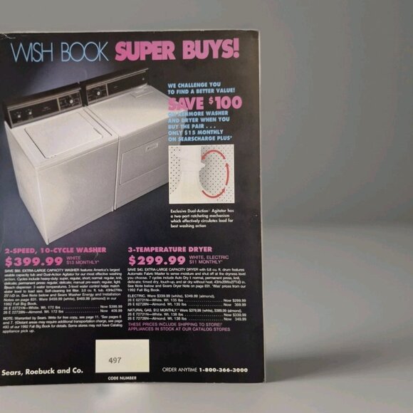 Sears The Great American Wish Book 1992 Catalog Christmas Holiday Vintage - Picture 3 of 7